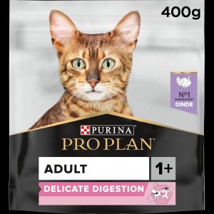 غذای خشک گربه بالغ پورینا پروپلن دلیکیت دایجستیو بوقلمون ۴۰۰ گرمی – Purina Pro Plan Adult Delicate Digestion Turkey 400g
