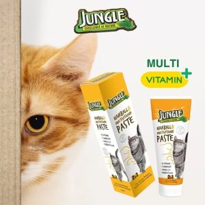 خمیر مالت و مولتی‌ویتامین Jungle 3 in 1 Hairball & Multivitamin Paste
