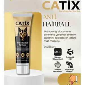 خمیر ضد موی گربه Catix – Catix Anti Hairball Cat Paste