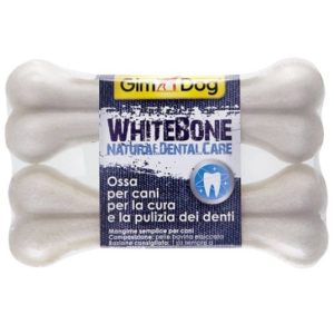 تشویقی سگ بالغ مدل استخوان فلورایدی برند Gim dog جیم داگ 2 عددی